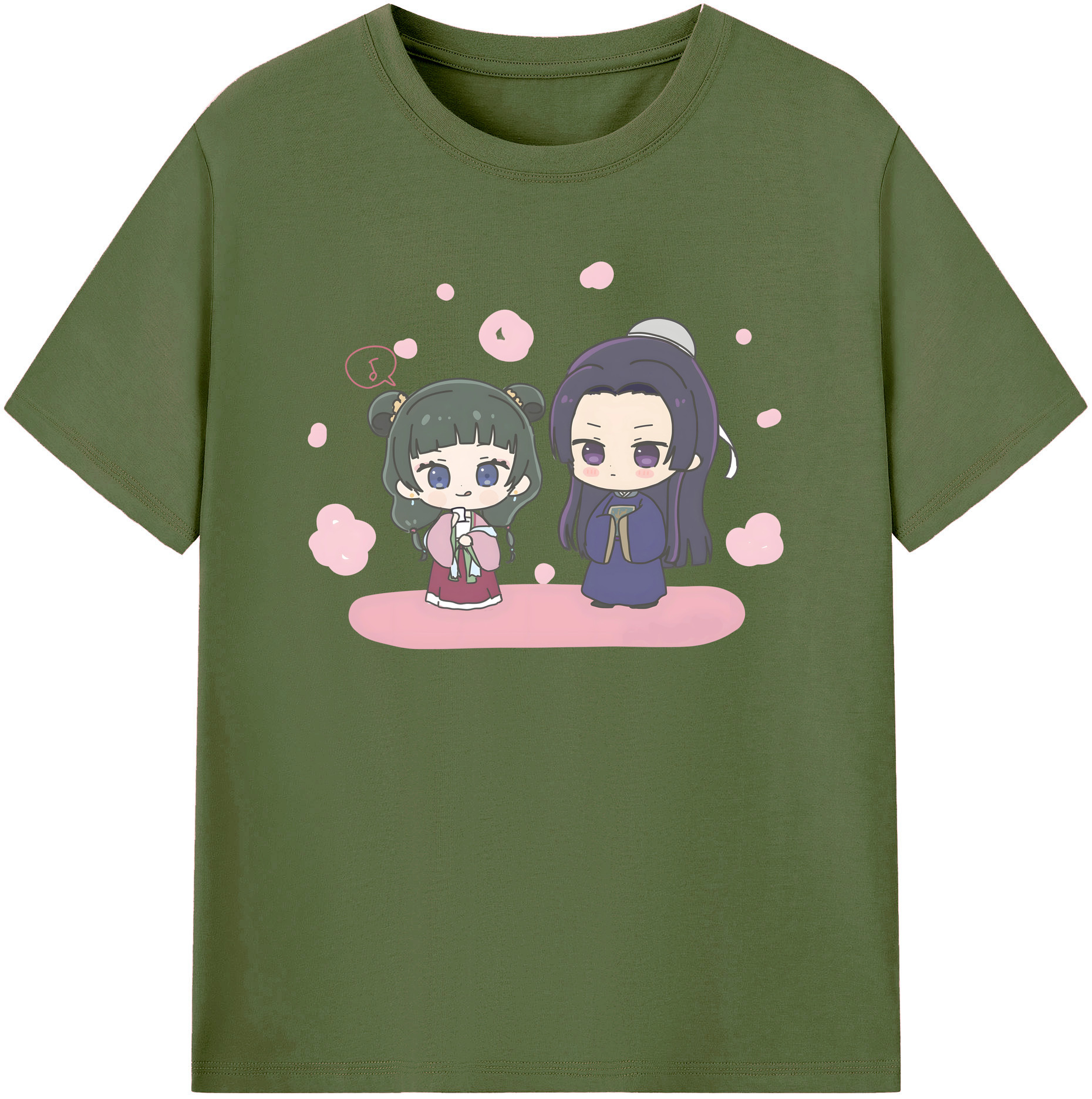 （画像用） 薬屋のひとりごと The Apothecary Diaries 綿100％半袖Tシャツ（フロントプリント）